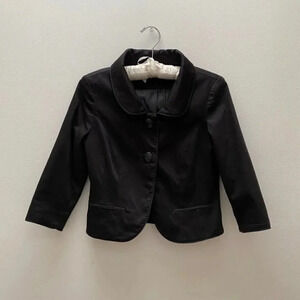 Vero Moda - Black Cropped Y2K Blazer